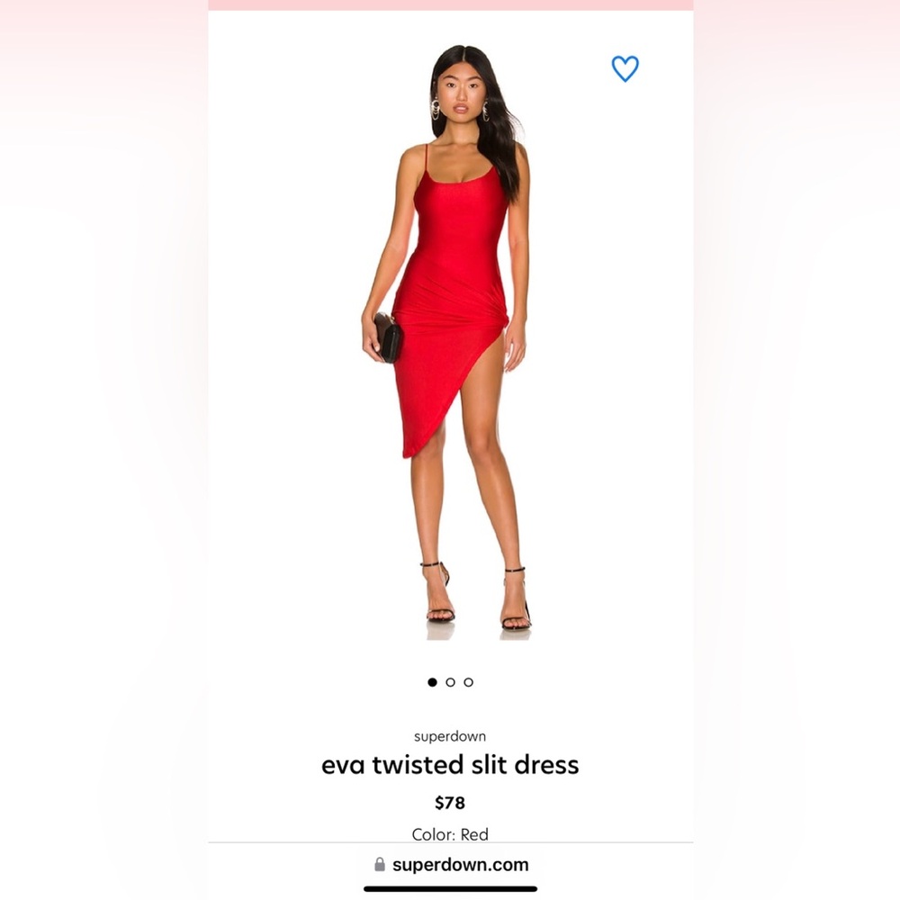 Superdown Sexy Red Dress
